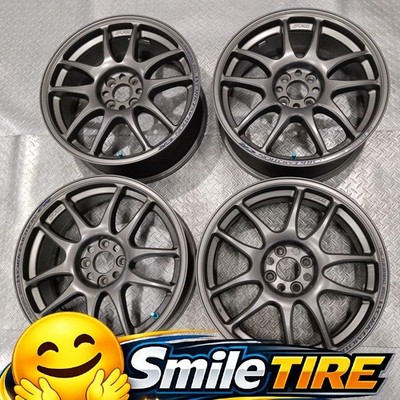 JDM WORK emotion CR Kai 17x7J+42 PCD100-4 holes Suitable for Aqua Yaris (No Tires)