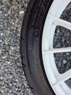 JDM Enkei RS05RR Rare White 18-inch PCD100-5H 9j+40 with tires NEOVA A (No Tires) - Image 5