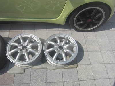 JDM Mitsubishi i-specification? Watanabe Eight Spoke 16 PCD100 common (No Tires) - Image 2