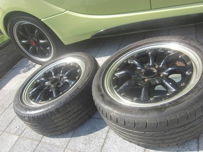 JDM Mitsubishi i-specification? Watanabe Eight Spoke 16 PCD100 common (No Tires) - Image 7