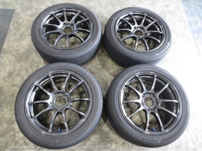 JDM Used Tire and Wheel Set YOKOHAMA ADVAN Racing RZ 17x7.5J +48 5H PCD (No Tires)