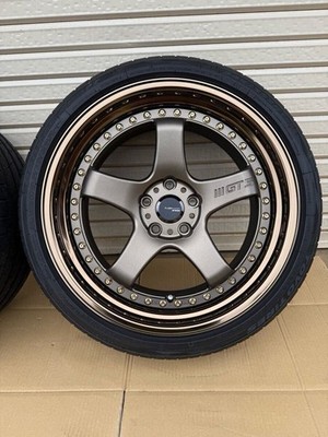 JDM Wheels: WORK JDM Concept GT5-3P 19x9.5J +18 5H 114.3 4-Wheel Set throug (No Tires) - Image 3