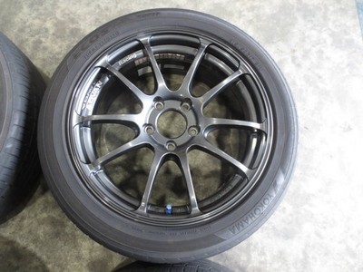 JDM Used Tire and Wheel Set YOKOHAMA ADVAN Racing RZ 17x7.5J +48 5H PCD (No Tires) - Image 5