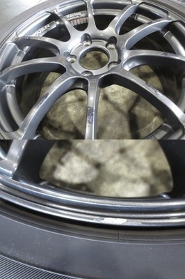 JDM Used Tire and Wheel Set YOKOHAMA ADVAN Racing RZ 17x7.5J +48 5H PCD (No Tires) - Image 6