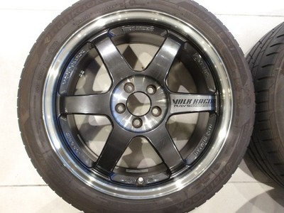 JDM H forging RAYS TE37 SL 2023 model excellent tread 17 5H100 8.5J+45 (No Tires) - Image 4