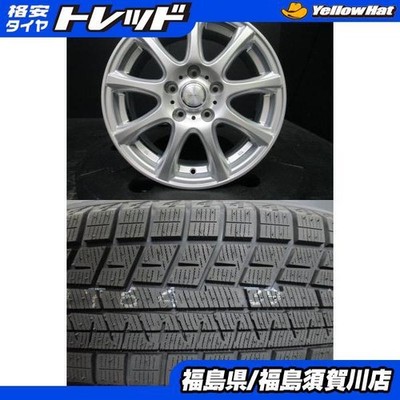 JDM Dufact DS9 6.5J-16+53 silver Yokohama iceGUARD iG60 205/60R16 2023 (No Tires)