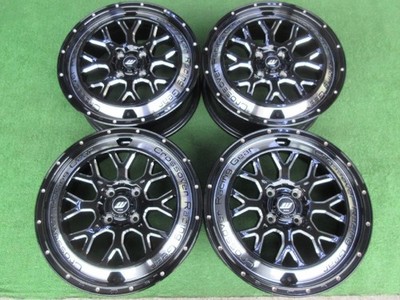 JDM WORK Crag CKV 6J-16 4H100 +38 Black Subby Rise Rocky Mountains br (No Tires)