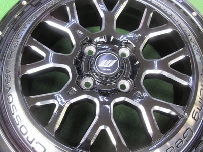 JDM WORK Crag CKV 6J-16 4H100 +38 Black Subby Rise Rocky Mountains br (No Tires) - Image 6
