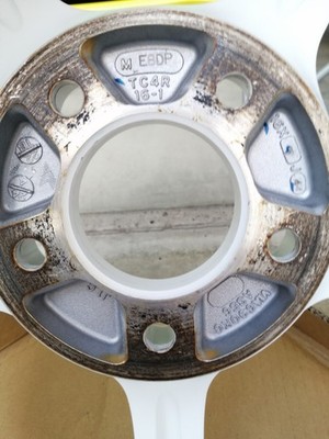 JDM ADVAN Racing TC-4 GTR 2-Wheel Set . No curb rash no stone chips or paint (No Tires) - Image 7