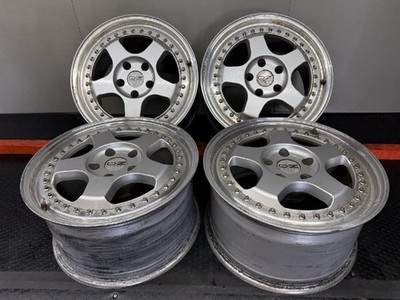 JDM RareO.Z Racing/OZ Racing Pegaso 174-Wheel Set 9J5HPCD114.3+43.5 Hub Diam (No Tires)
