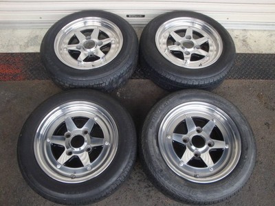 JDM Rare Longchamp XR-4 13-inch aluminum wheels + Bridgestone Nextry 1 (No Tires)