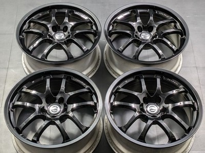 JDM Glossy Black Painting Nissan Skyline V35 Genuine Option RAYS Rays (No Tires)