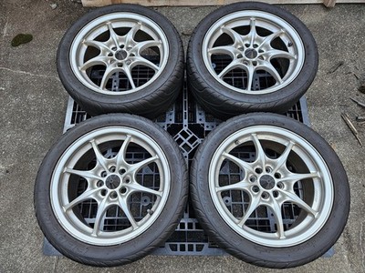 JDM MUGEN MF-8 7Wheels 16x4+100 7x43 Silver (No Tires)