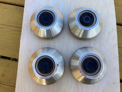 JDM RAYS Center Cap 4 Individual Set Used Out of Print Rare (No Tires)