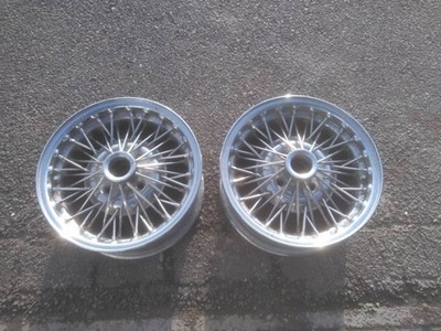 JDM CMW wire wheels Cragar? 15-inch 6.5J +23? 114.3 bolt pattern 4 hol (No Tires)