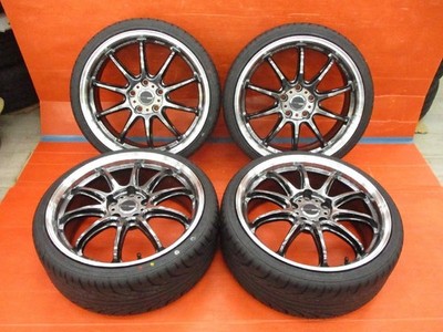 JDM O4WORK EMOTION ZR10 18x7.5J +47 5H 114.3 Spoke scratches KENDA KR20 (No Tires)