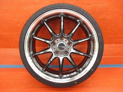 JDM O4WORK EMOTION ZR10 18x7.5J +47 5H 114.3 Spoke scratches KENDA KR20 (No Tires) - Image 3