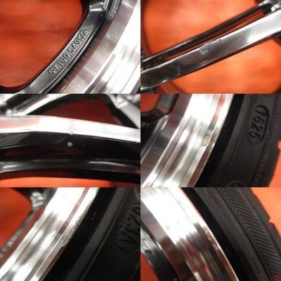 JDM O4WORK EMOTION ZR10 18x7.5J +47 5H 114.3 Spoke scratches KENDA KR20 (No Tires) - Image 5