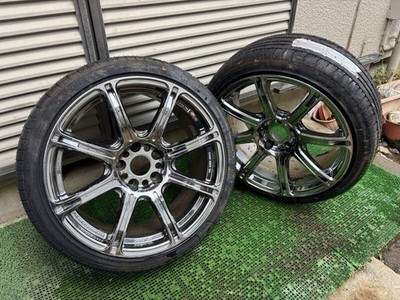 JDM RareWORK EMOTION XC8 18x8.5J +25 PCD114.3 5H 2-Wheel Set br WORK (No Tires)