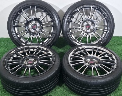 JDM Forging SUBARU WRX STI Genuine Option BBS RV739 18x8.5J +55 PCD114. (No Tires)