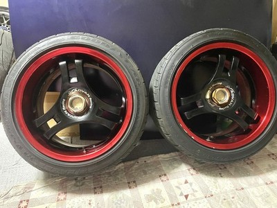 JDM Super Advan Racing SA3R 172-Wheel Set with tires br Yokohama Tires (No Tires)