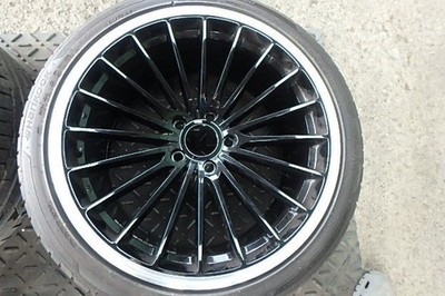 JDM Excellent condition VEEMANN 20 black wheels 8.5JJ 10JJ 245/40R20 2 (No Tires) - Image 4