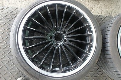 JDM Excellent condition VEEMANN 20 black wheels 8.5JJ 10JJ 245/40R20 2 (No Tires) - Image 5