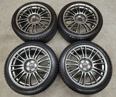 JDM Almost Subaru WRX STI Genuine BBS Wheels and Tires 2022 Dunlop Win (No Tires)