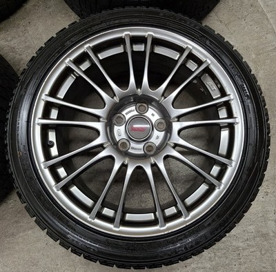 JDM Almost Subaru WRX STI Genuine BBS Wheels and Tires 2022 Dunlop Win (No Tires) - Image 2