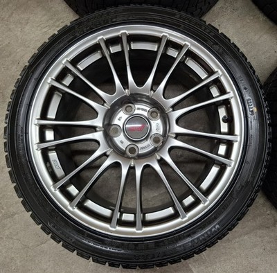 JDM Almost Subaru WRX STI Genuine BBS Wheels and Tires 2022 Dunlop Win (No Tires) - Image 3