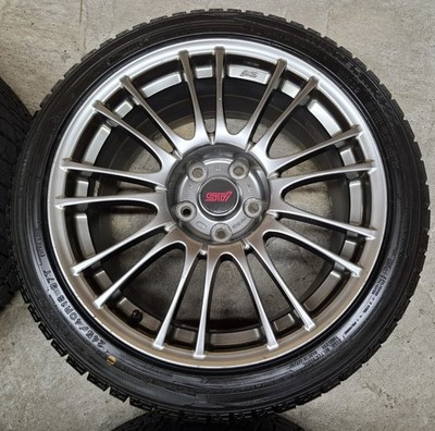 JDM Almost Subaru WRX STI Genuine BBS Wheels and Tires 2022 Dunlop Win (No Tires) - Image 5