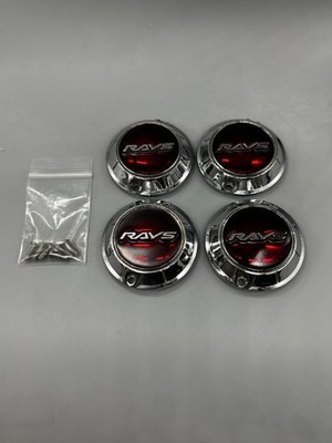 JDM ① Used out of print rare RAYS center caps for 57 Gainer Transcend (No Tires)
