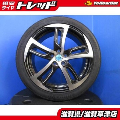 JDM Honda Elysion RR series 4-Wheel Set black 19-inch aluminum wheels 5H PCD (No Tires)