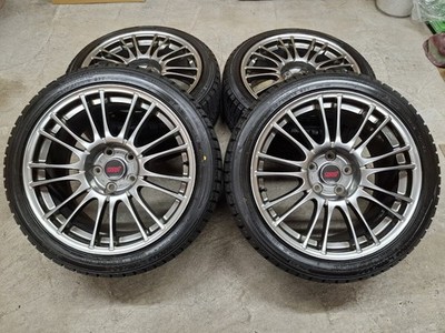 JDM Almost Subaru WRX STI Genuine BBS Wheels and Tires 2022 Dunlop Win (No Tires) - Image 6
