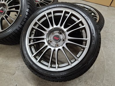 JDM Almost Subaru WRX STI Genuine BBS Wheels and Tires 2022 Dunlop Win (No Tires) - Image 7