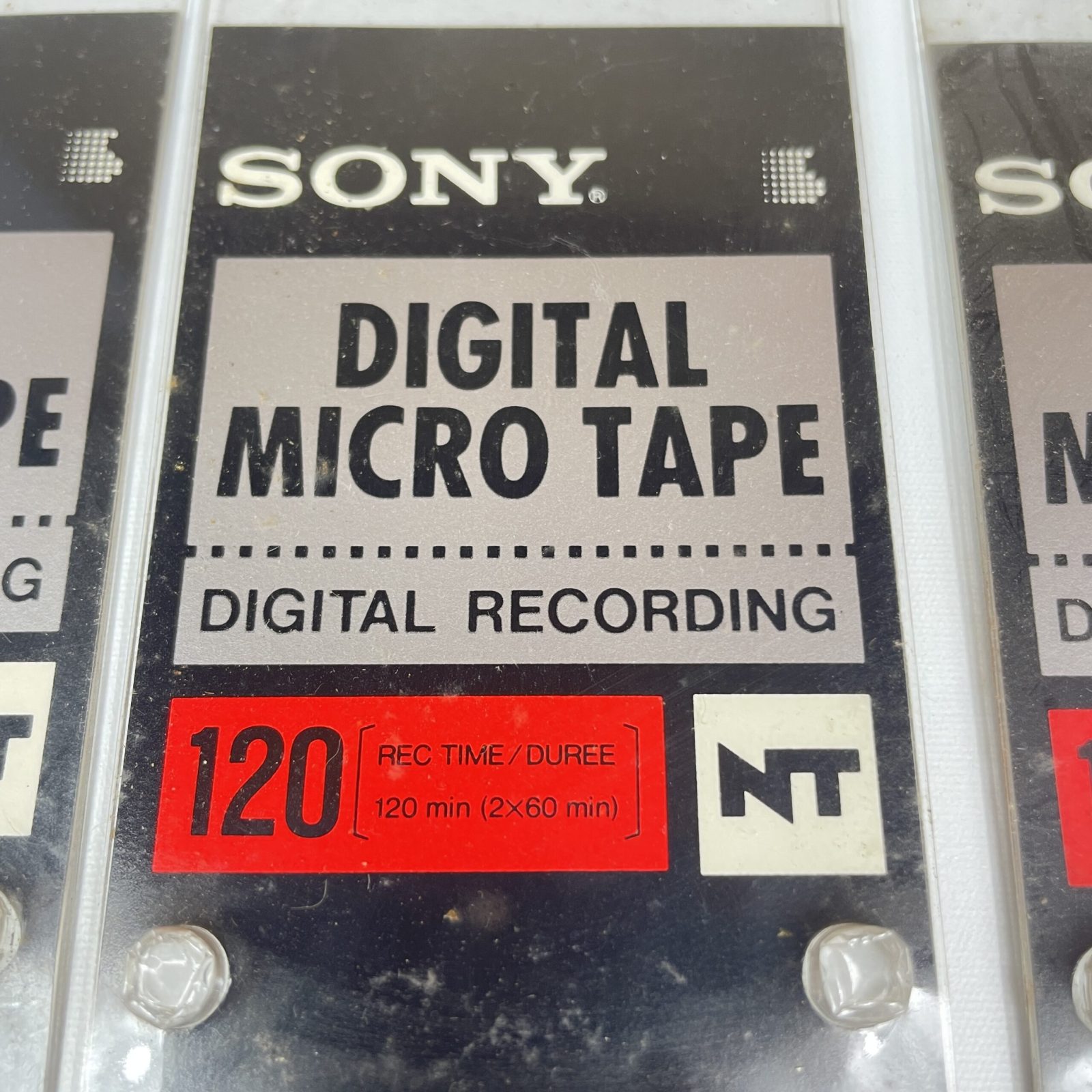 Sony Digital Micro Tape NTC-120 120 Min Sealed Lot of 4 - Image 3