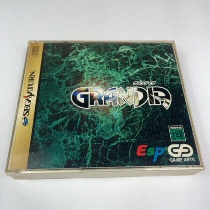 Grandia Sega Saturn Japan Import CIB with OBI Spine Card T-4507G