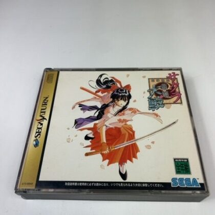 Sakura Wars Sakura Taisen Sega Saturn SS NTSC-J GS-9037 w/ Spine Card Obi