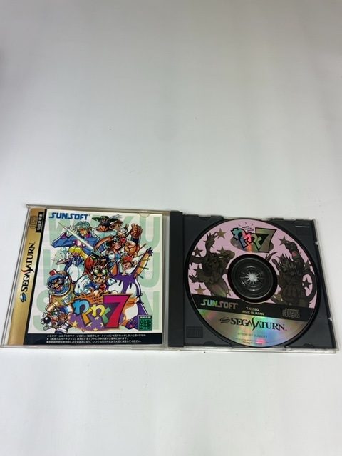 Waku Waku 7 Sega Saturn SS Sunsoft Japan Import Game CIB with Obi T-1512G - Image 2