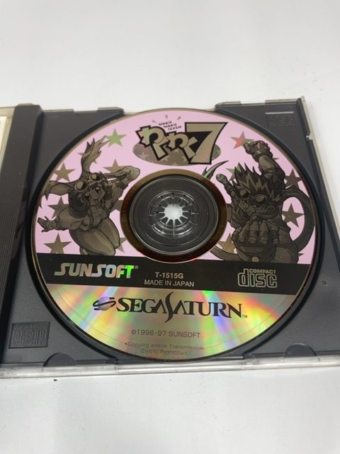 Waku Waku 7 Sega Saturn SS Sunsoft Japan Import Game CIB with Obi T-1512G - Image 3