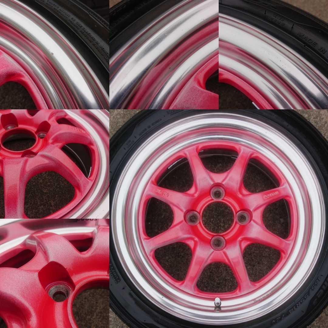 JDM Rare out-of-print size ENKEI Jspeed J SPEED 14x6.5J OFF+42 4H PCD10 (No Tires) - Image 5