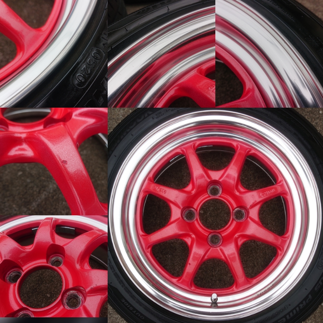 JDM Rare out-of-print size ENKEI Jspeed J SPEED 14x6.5J OFF+42 4H PCD10 (No Tires) - Image 6