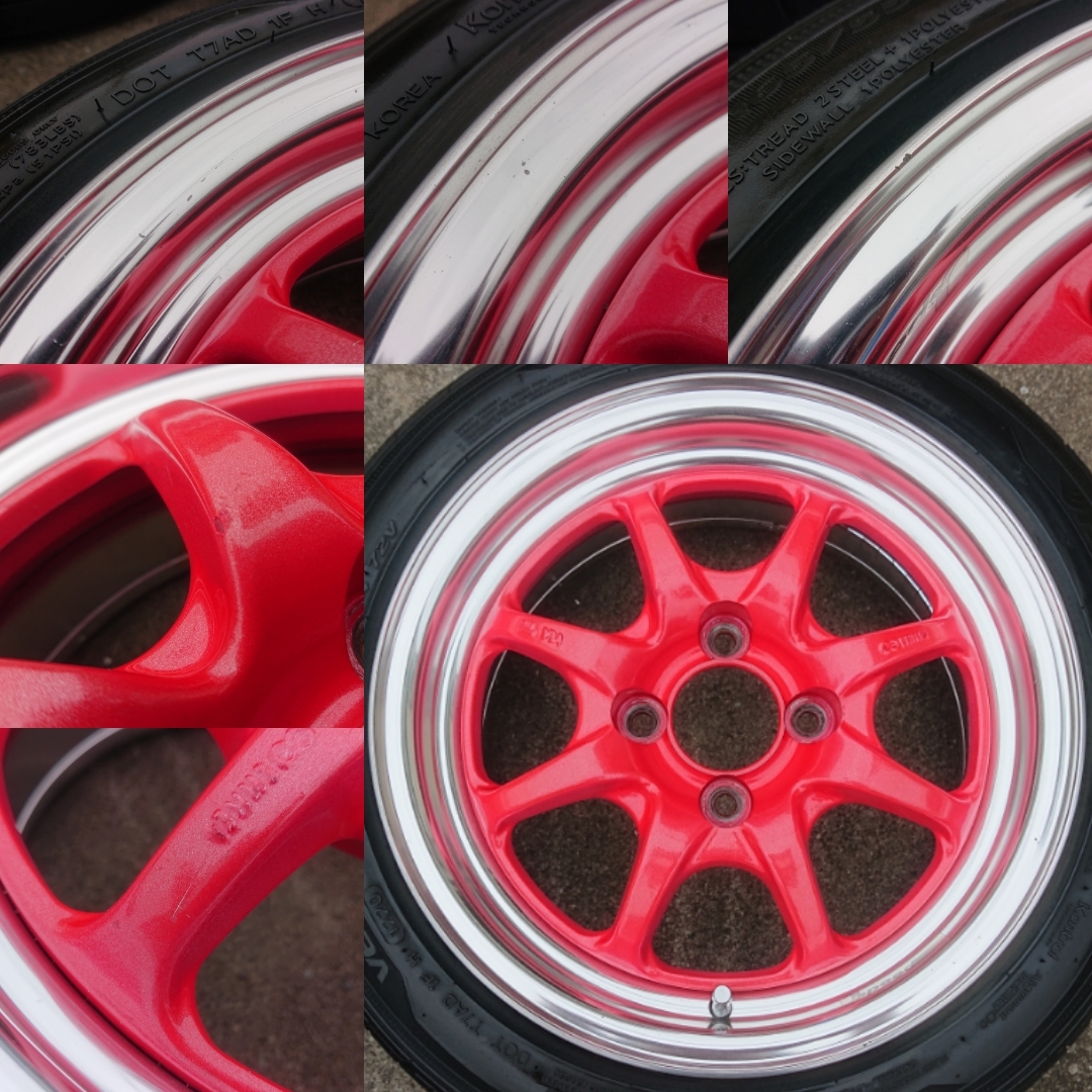 JDM Rare out-of-print size ENKEI Jspeed J SPEED 14x6.5J OFF+42 4H PCD10 (No Tires) - Image 7