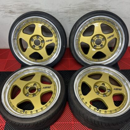 JDM SSR KOENIG Desmond 4Wheels 18x8.5+36 9.5+42 5x114.3 70 (No Tires)