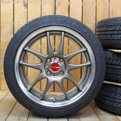 JDM Fit Demio Passo Vitz Note bB etc. WORK emotion CR2P 16x6.5J+48 Good (No Tires)