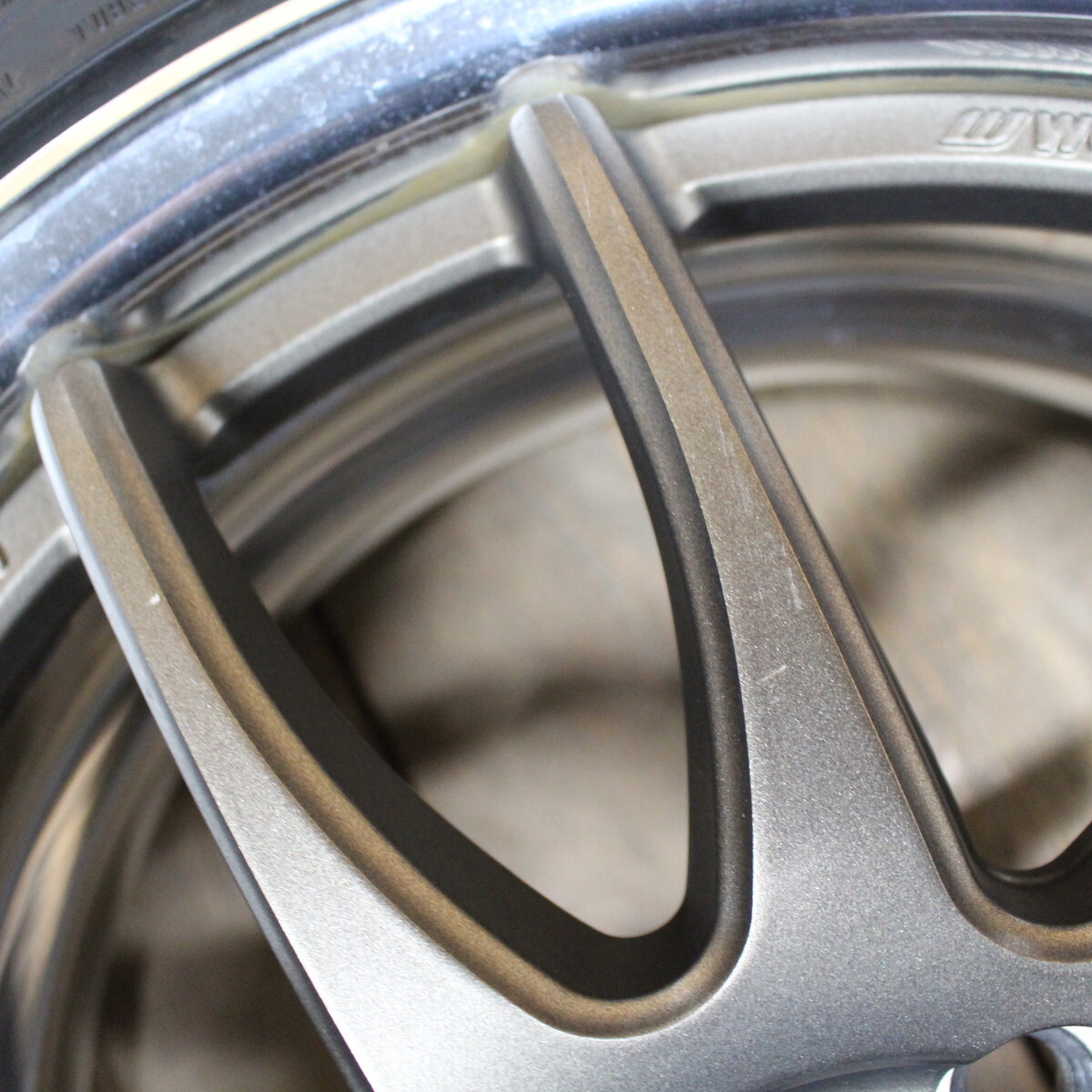 JDM Fit Demio Passo Vitz Note bB etc. WORK emotion CR2P 16x6.5J+48 Good (No Tires) - Image 5