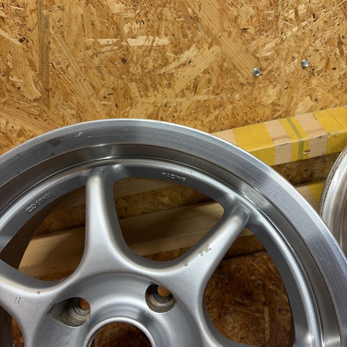 JDM Rare ENKEIRacing S156.5J+32114.3/4-holeClassic Kei Cars Cappuccino (No Tires) - Image 3