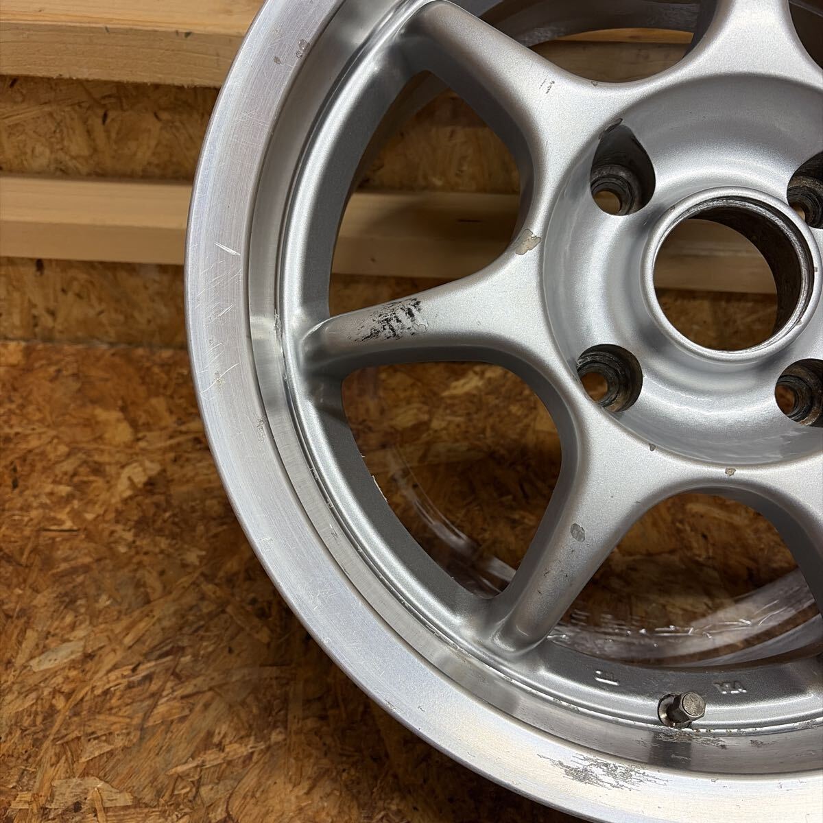 JDM Rare ENKEIRacing S156.5J+32114.3/4-holeClassic Kei Cars Cappuccino (No Tires) - Image 4