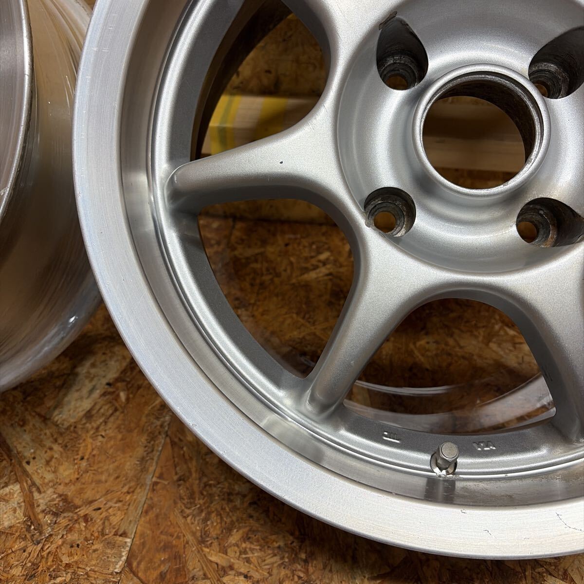 JDM Rare ENKEIRacing S156.5J+32114.3/4-holeClassic Kei Cars Cappuccino (No Tires) - Image 8