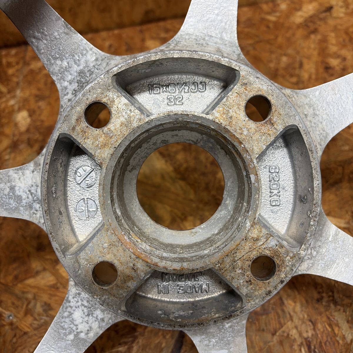JDM Rare ENKEIRacing S156.5J+32114.3/4-holeClassic Kei Cars Cappuccino (No Tires) - Image 10